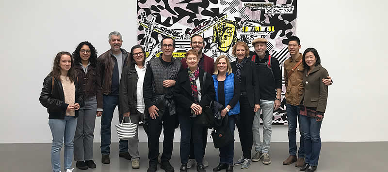NCC Art, Architecture + Design faculty and friends explore the Chelsea galleries
