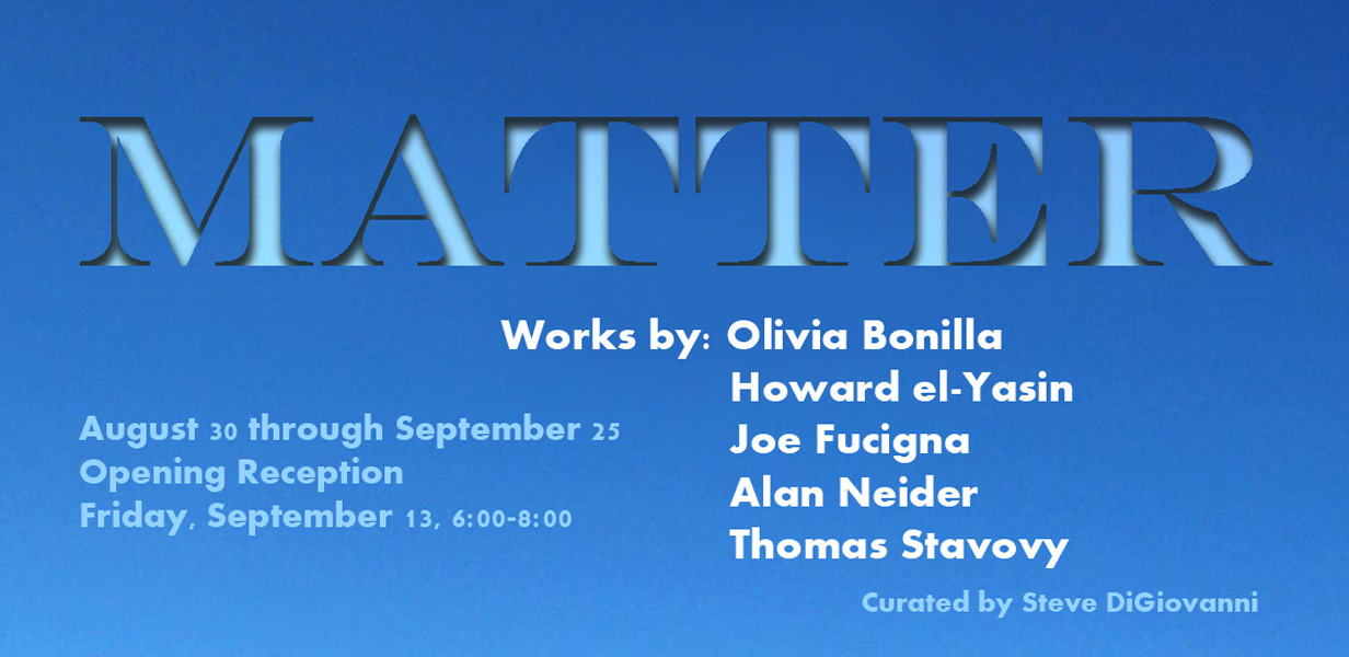 Joseph Fucigna featured in Matter at Creative Arts Workshop in New Haven